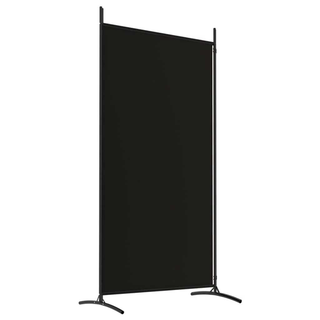 Anself 2-Panel Room Divider Black 68.9