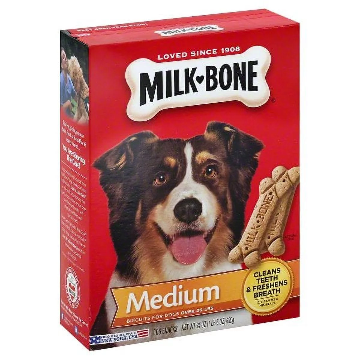 Milk-Bone Original Dog Biscuits for Medium-Sized Dogs, 24 Oz.