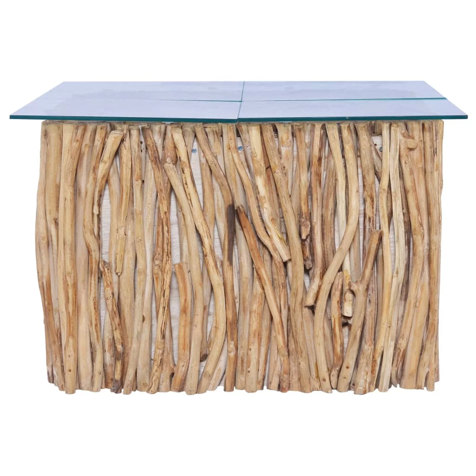 Walmeck Coffee Table with Glass 26