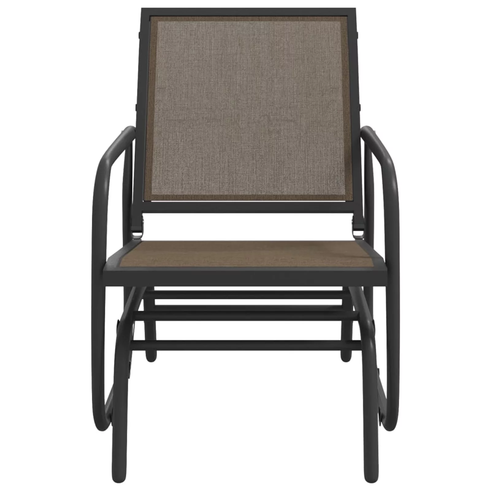 OWSOO Garden Glider Chair Brown 24
