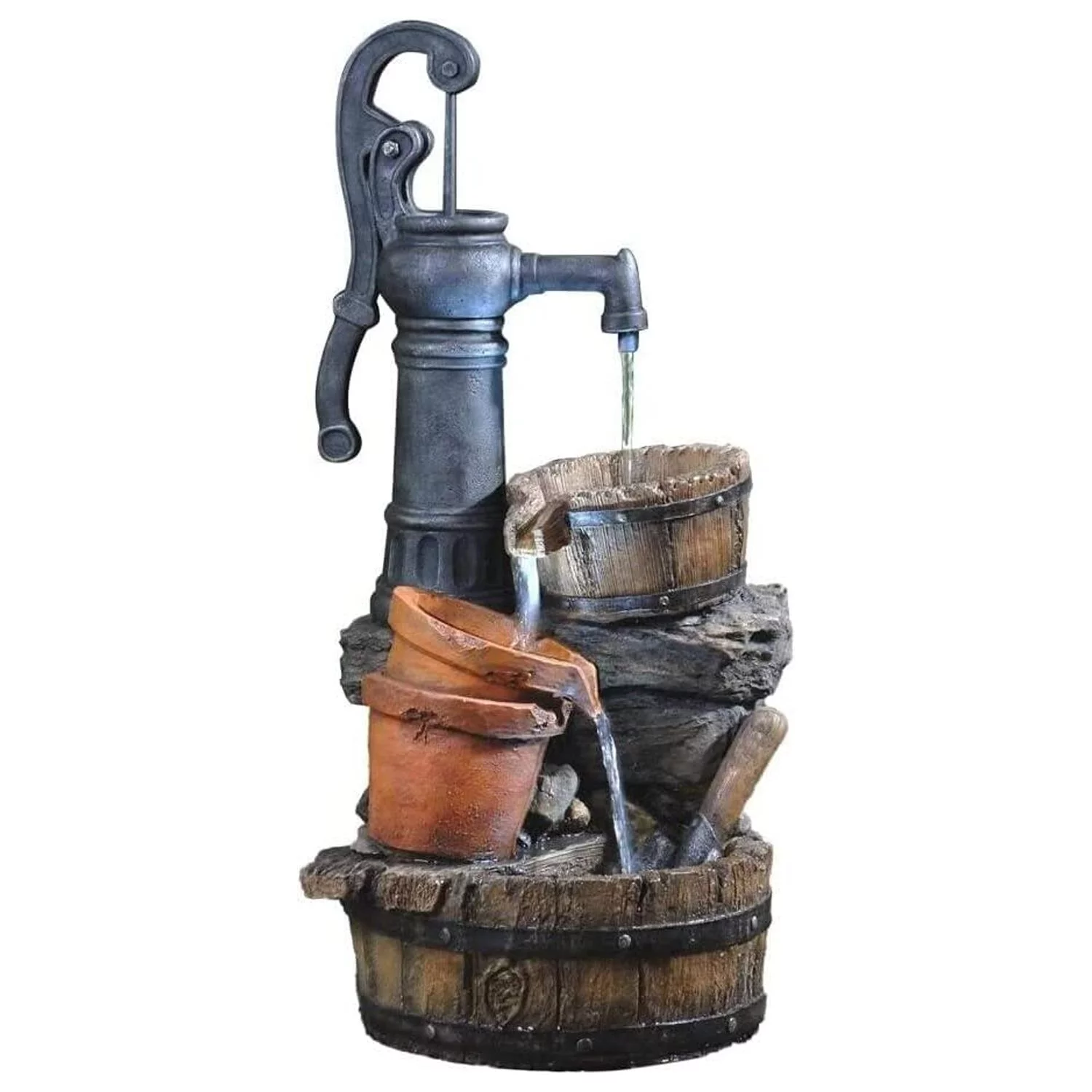 Jeco Classic Water Pump Fountain with Led Light