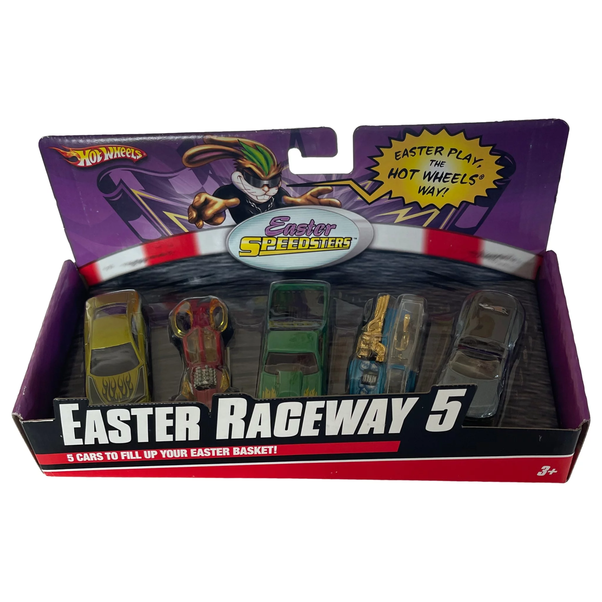 Hot Wheels Easter Speedsters Diecast Vehicle 5-Pack, Die-Cast Car Playset