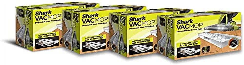 Shark VACMOP Disposable Hard Floor Vacuum and Mop Pad Refills, Hardwood Floor Mop Pad, Shark Hard Floor Pads (40 ct.)