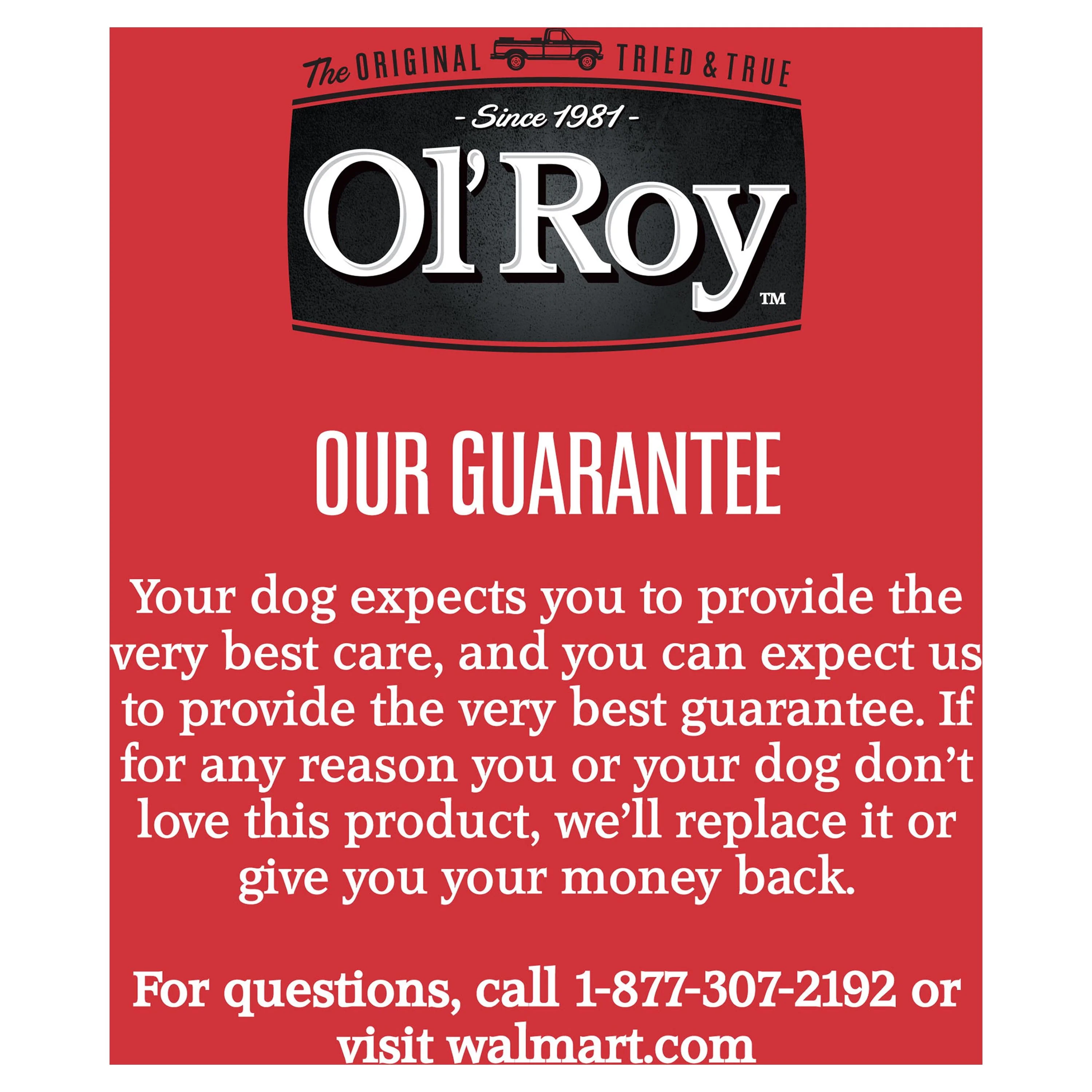 Ol' Roy Kibbles, Chunks & Chews with Savory Beef & Chicken Flavor Dry Dog Food, 15 lb