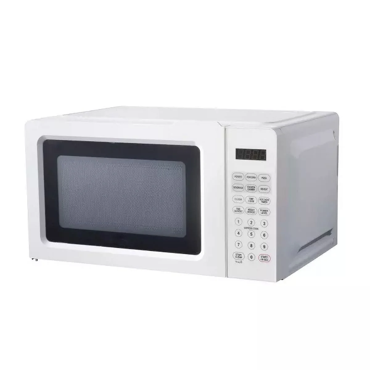 JYY White 700W Countertop Microwave Oven - Large capacity design, even heating, brings convenience to your cooking