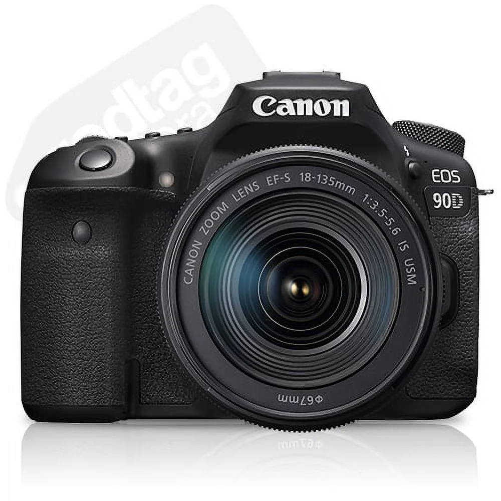 Canon EOS 90D Digital SLR Camera with 18-135mm EF-S f/3.5-5.6 IS USM Lens