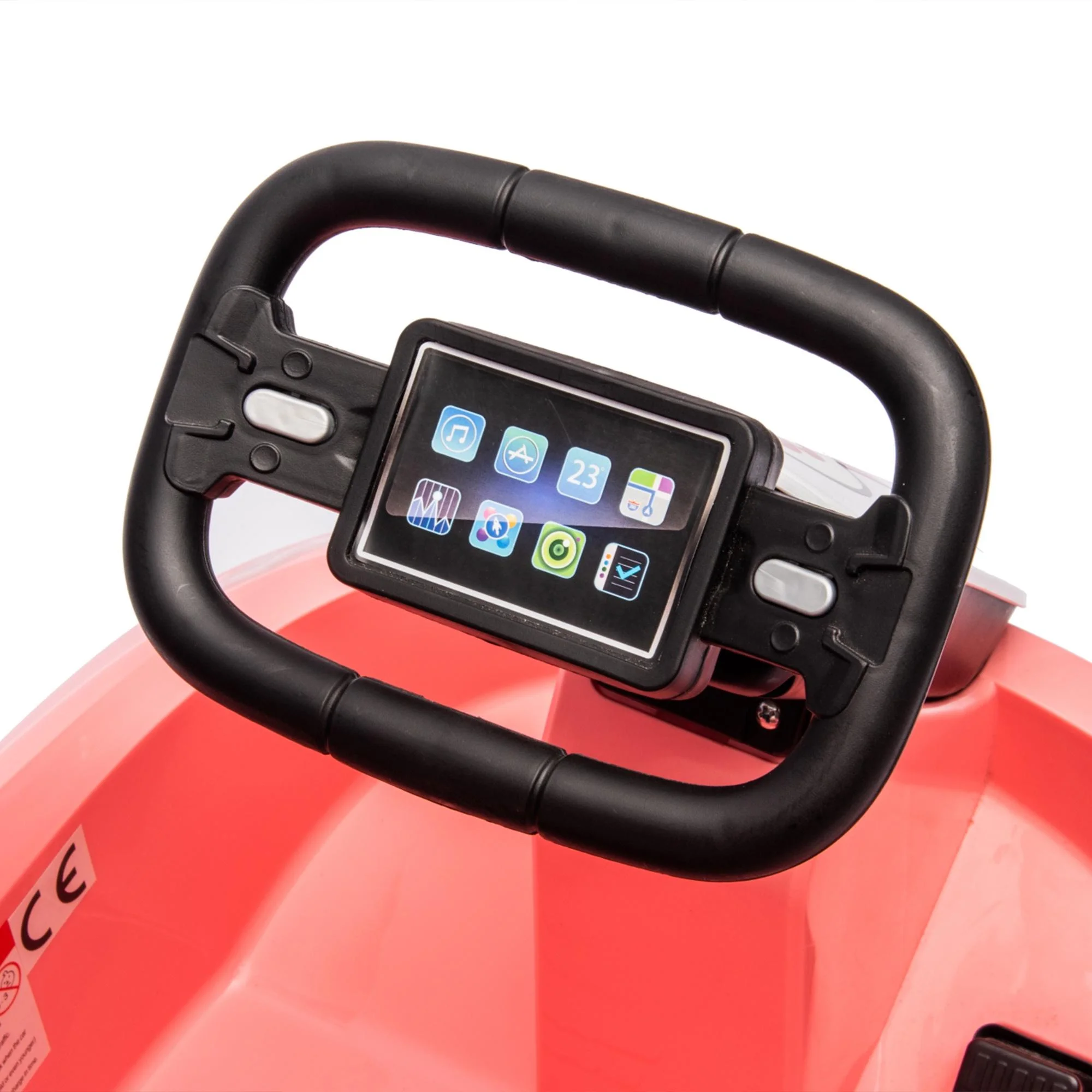 6V Bumper Car Ride on Electric Go Kart for Kids Boys and Girls Ride on Toy for 1-6 Years Old, 360 Degree Spin, Light, Bluetooth, Pink