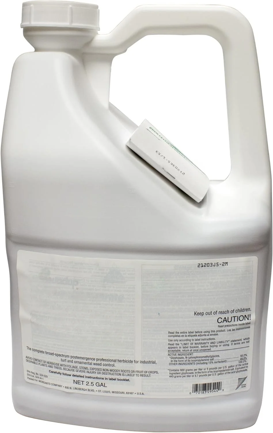 Round Up Pro Concentrate 50.2% Glyphosate 2.5 Gallon Jug Systemic Herbicide