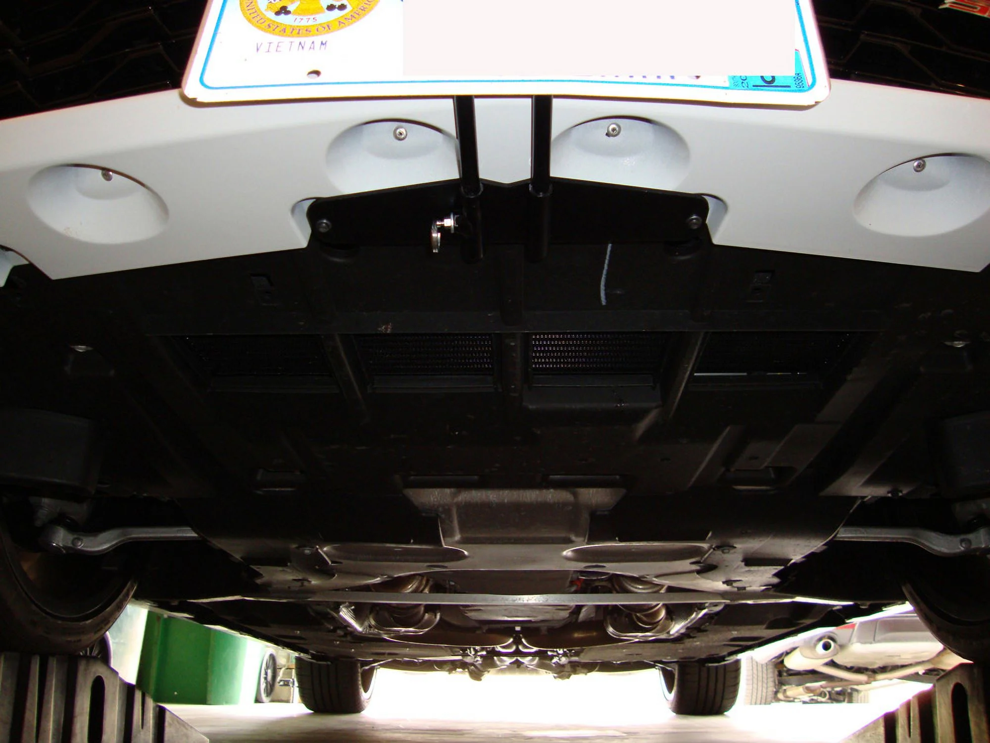 STO N SHO Front License Plate Bracket Compatible with 2017 50th Anniversary Edition Chevrolet Camaro for non SS models (SNS89b)