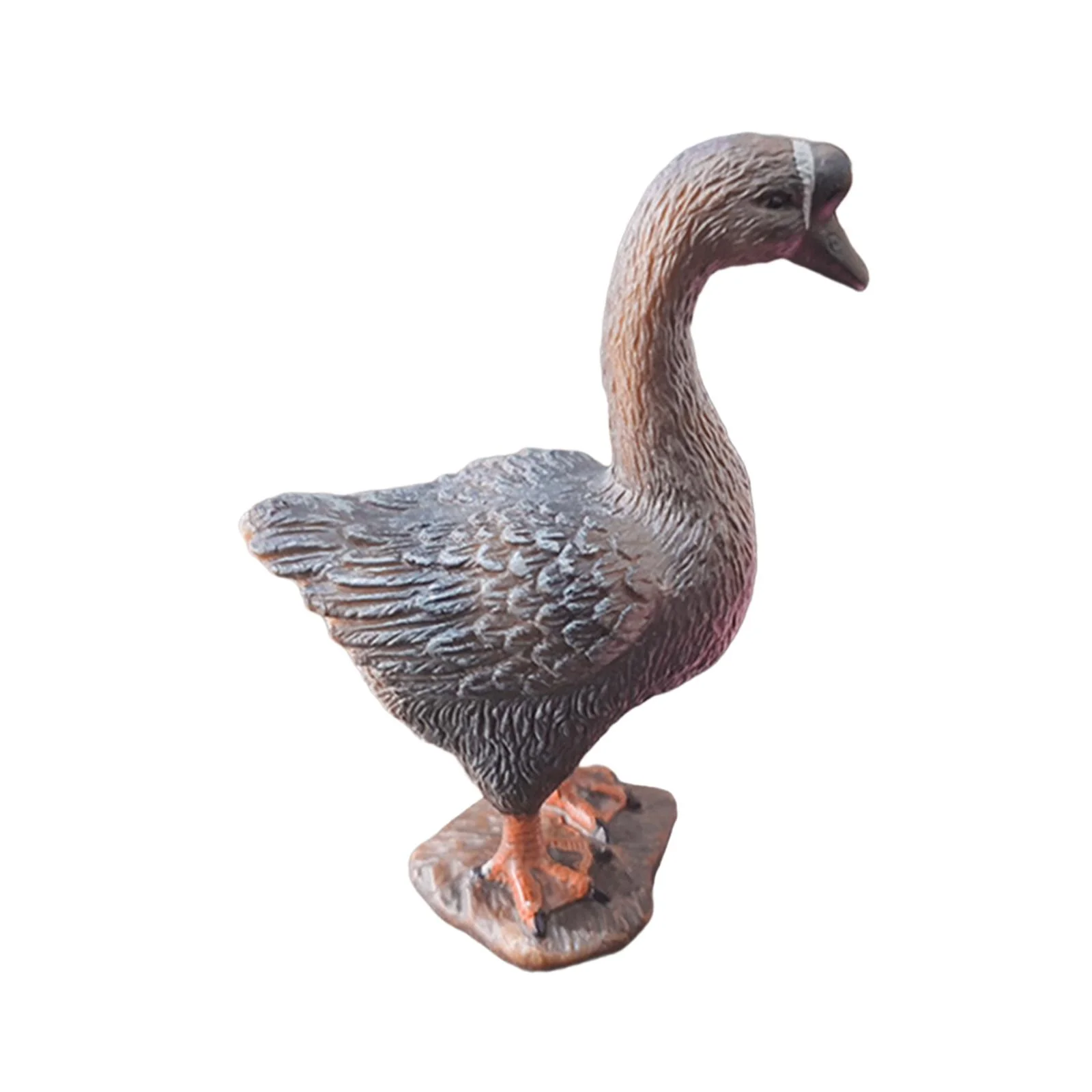 oshhnii Goose Statue Craft Yard Art Outdoor Garden Statue for Outside Porch Tabletop A