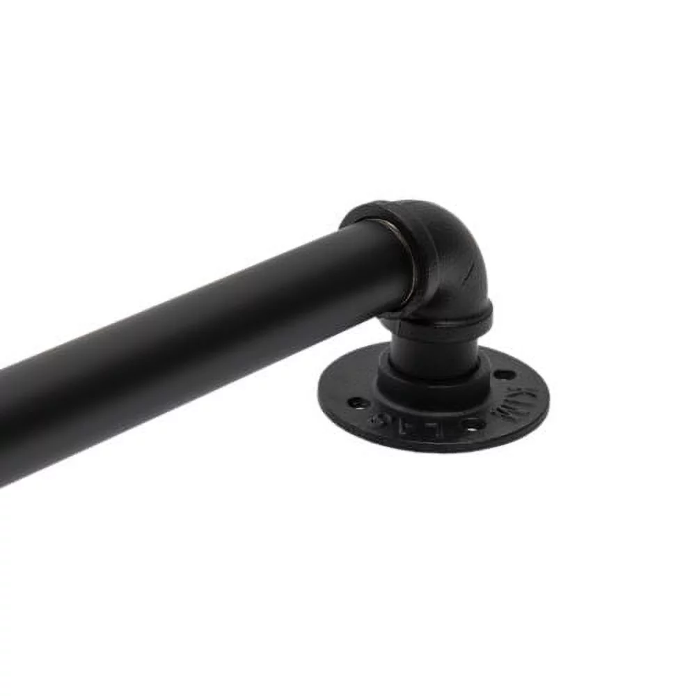 Metal Stair Handrail Staircase Handrail 2 Section Galvanized Iron Pipe 6.6 Feet