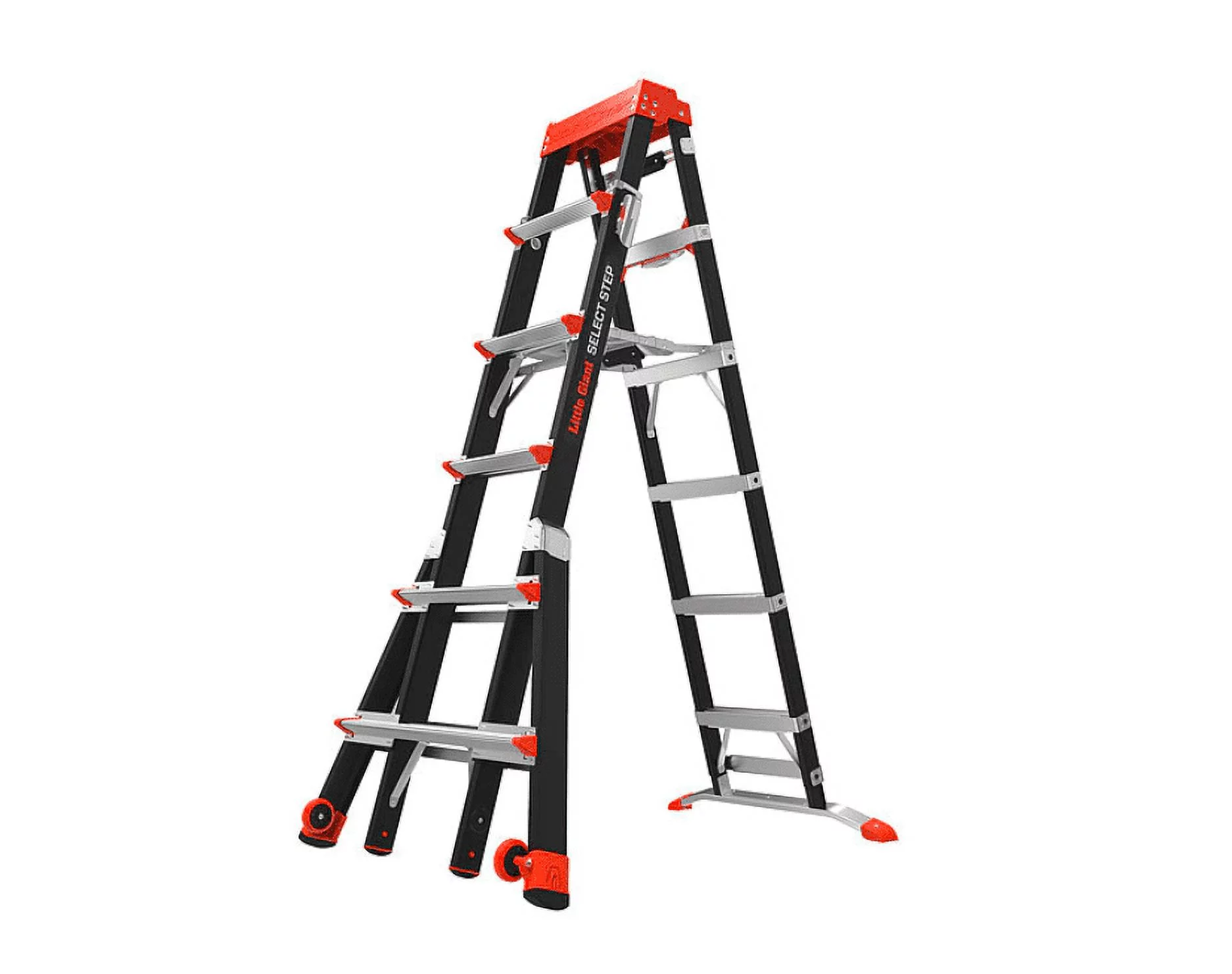 Multipurpose Ladder, 90 Degrees , Staircase, Stepladder Configuration, Fiberglass
