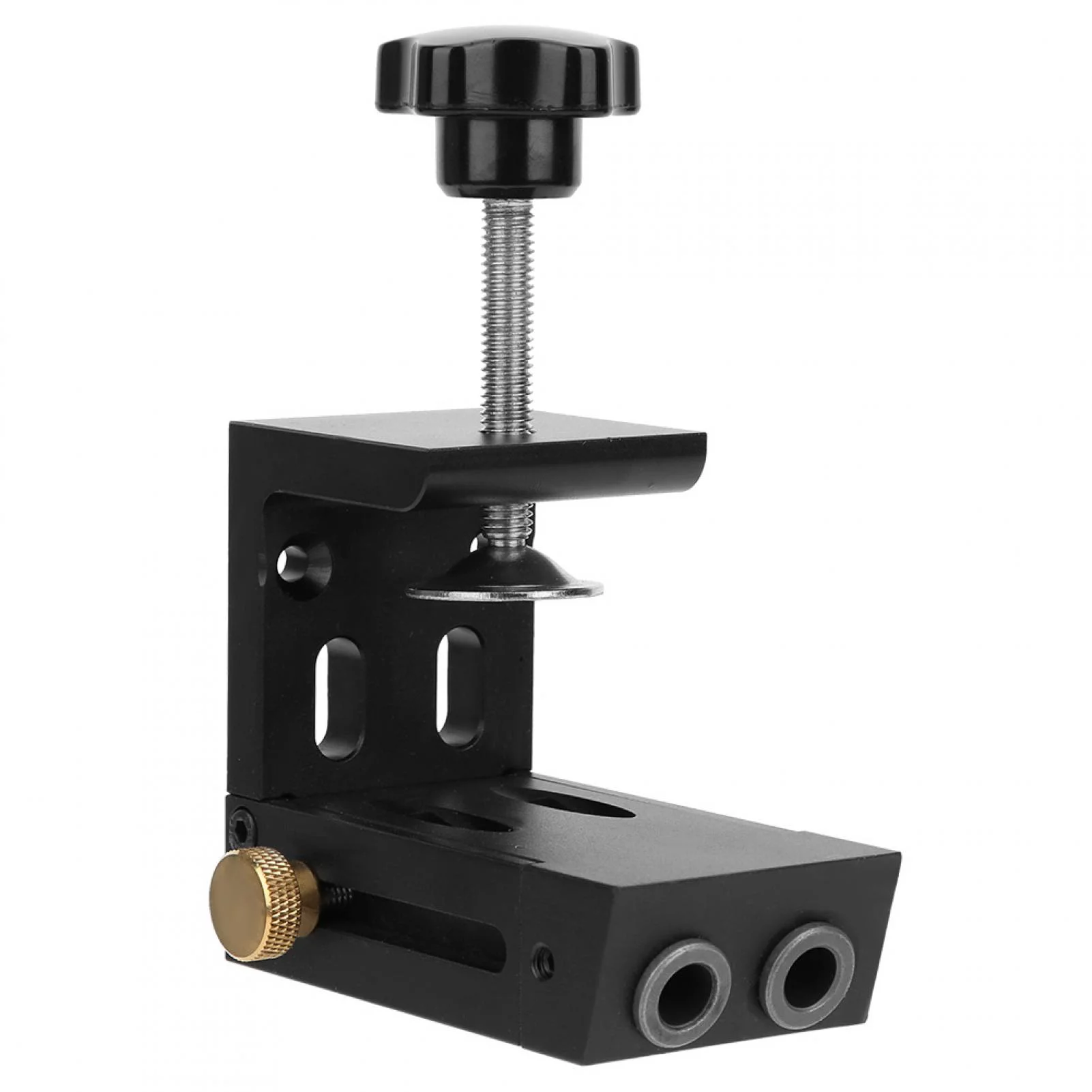 Oblique Hole Locator, Pocket Hole Jig Kit, Aluminum Alloy Efficient Woodworking Positioner DIY Woodworking Tool Set