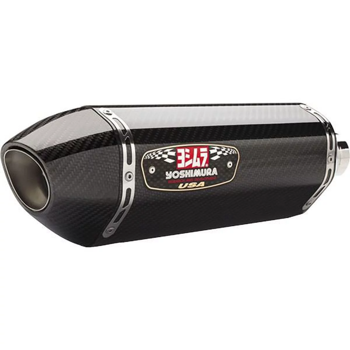 Yoshimura R-77 Race Carbon Muffler/Stainless Steel Exhaust System (1160000221)