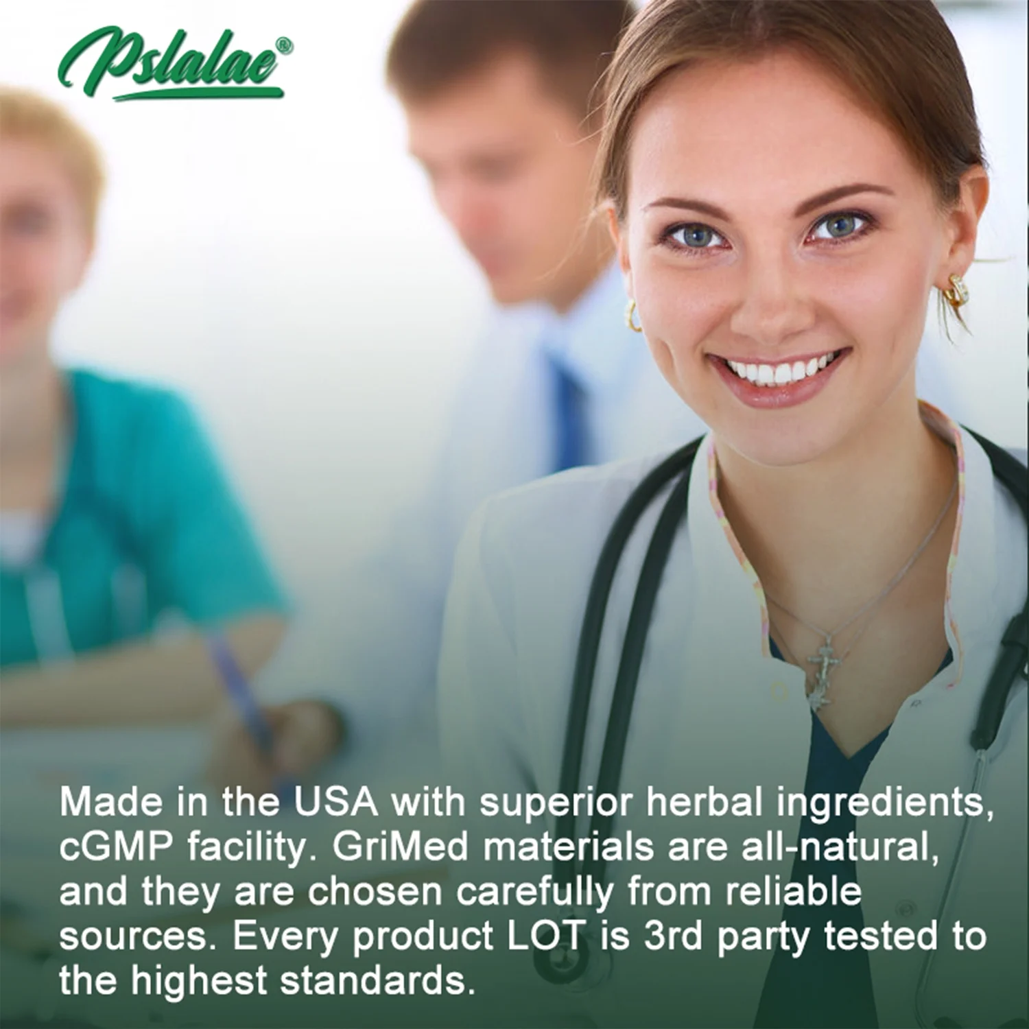 Pslalae Creatine Monohydrate - Energy & Endurance, Muscle Health, Testosterone Booster(30/60/120pcs)