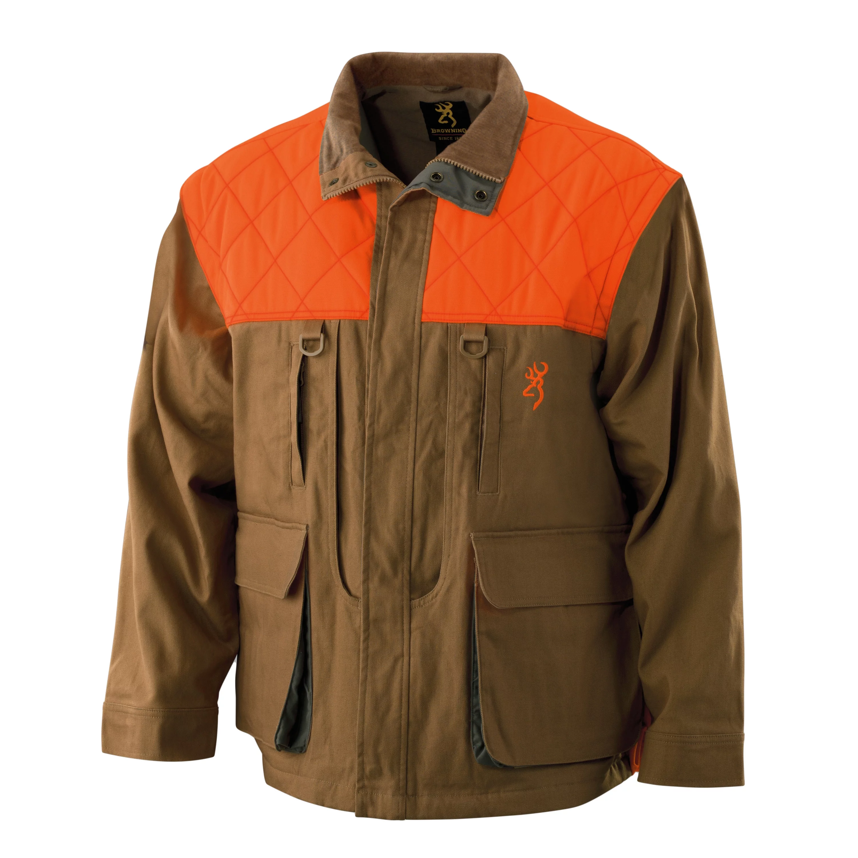 Browning Upland Canvas Jacket, Zip Sleeve, Field Tan