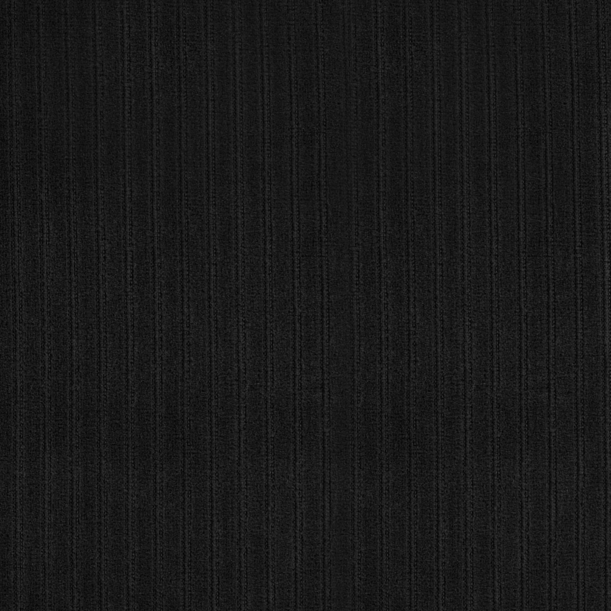 Zenna Home Narrow Stripe Patterned 4-Pieces Recliner Stretch Slipcovers, Black