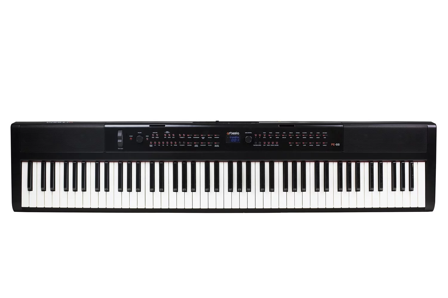 Artesia PE-88 Deluxe Bundle | 88 Key Digital Piano with Semi Weighted Action & Built In Speakers
