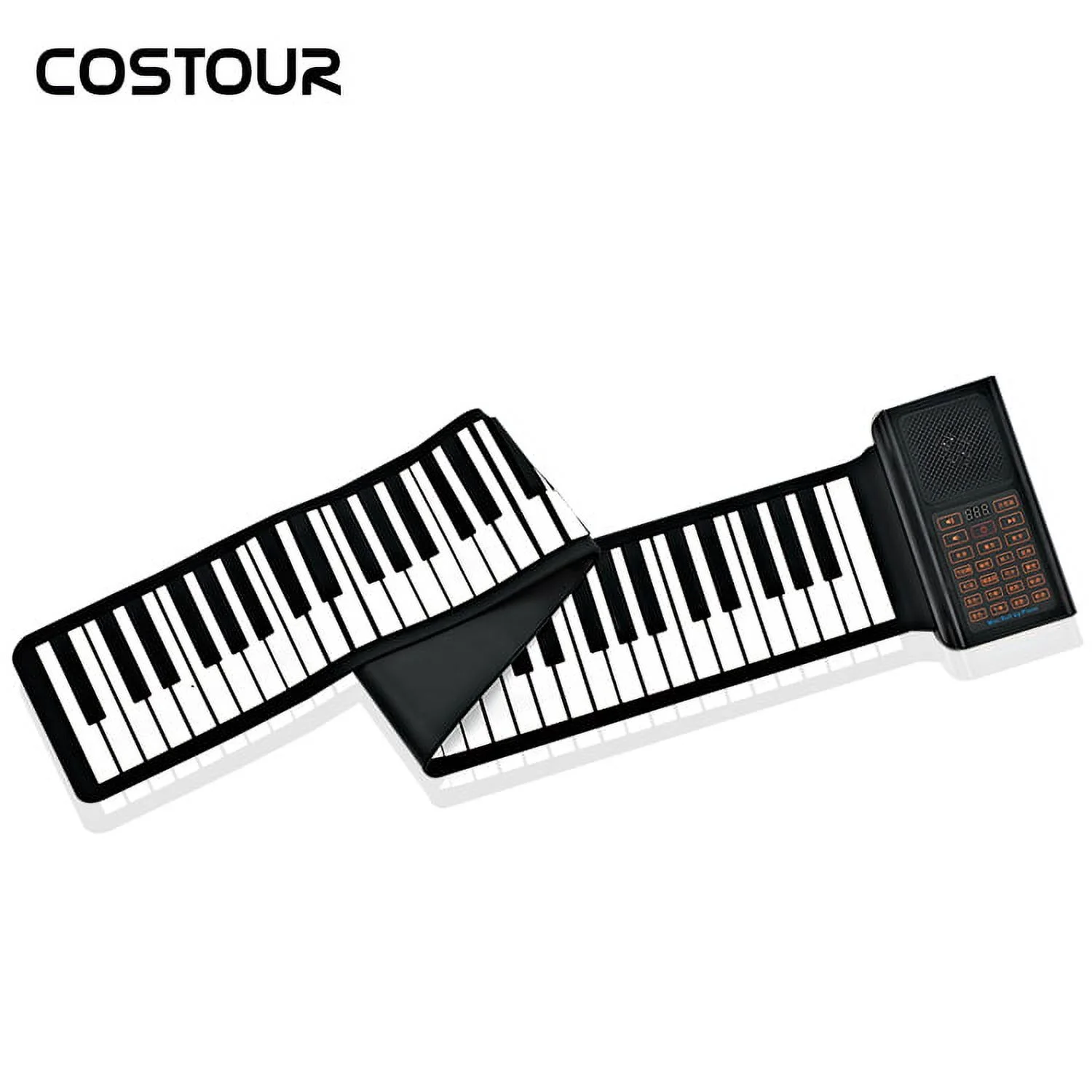 Puloru 88-key roll piano speaker Bluetooth rechargeable electronic keyboard