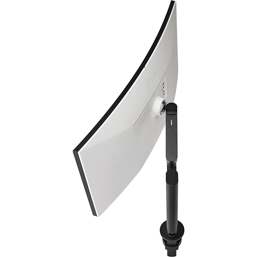 LG 38WQ88C-W 37.5-inch Curved UltraWide QHD Plus (3840x1600) Monitor with Ergo Stand Bundle with Deco Gear Wired Gaming Mouse and Deco Gear Large Extended Pro Gaming Mouse Pad