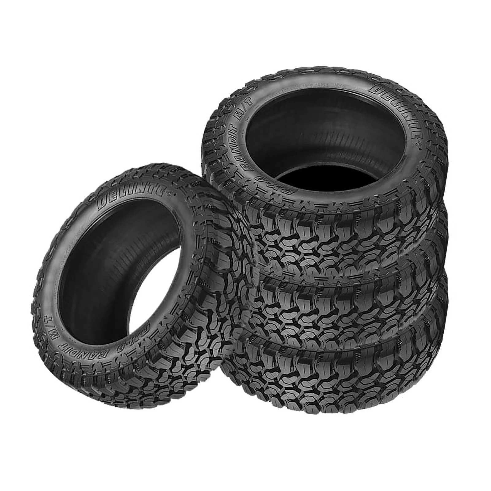 Delinte DX-9 Bandit M/T LT 37X13.50R22 Load F 12 Ply MT Mud Tire