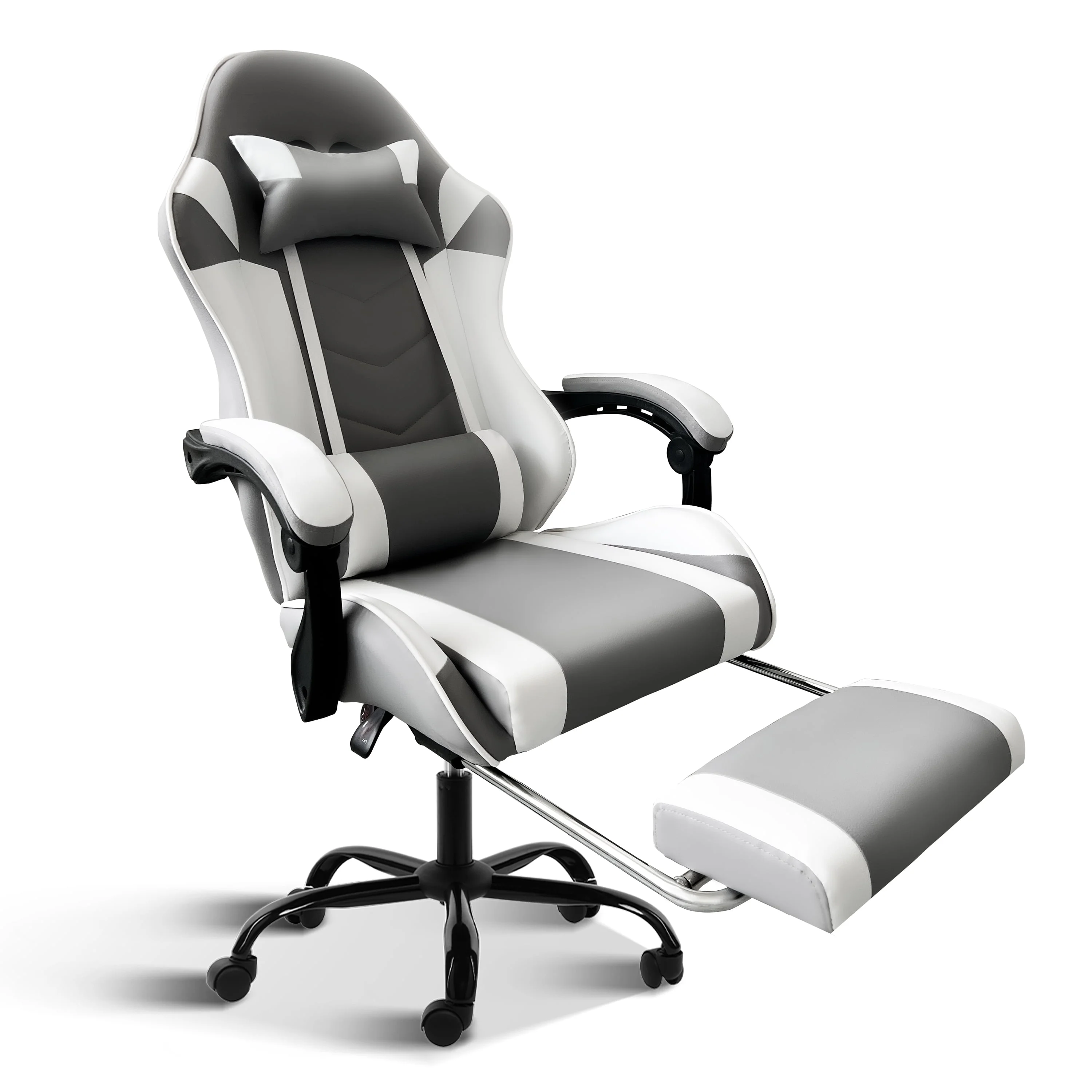 Taktack Ergonomic Gaming Chair Racing Style PU Leather Computer Gaming Chair