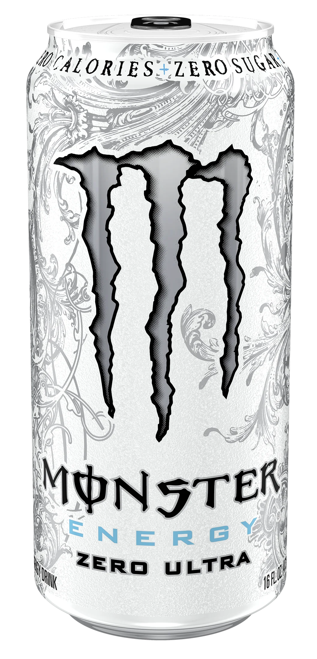 (24 Cans) Monster Zero Ultra, Sugar Free Energy Drink, 16 fl oz