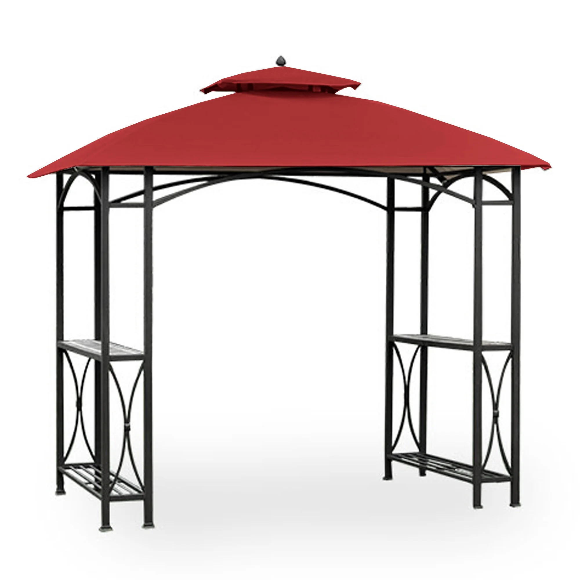 Garden Winds Replacement Canopy Top Cover for the Sheridan Grill Gazebo - Cinnabar
