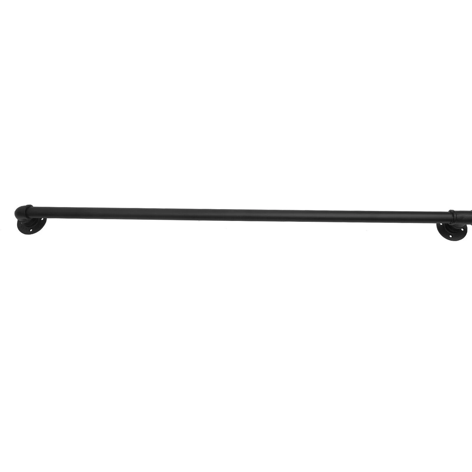 12ft Handrail Pipe, Stair Handrail Staircase Wall Mount Handrail Iron Pipe 3 Sections