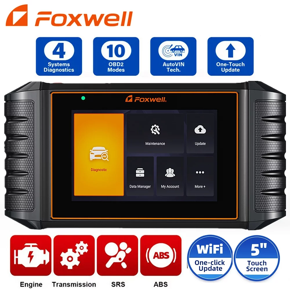 Foxwell NT706 OBD2 Scanner ABS SRS Engine Scan Tool Car Code Reader Automotive Diagnostic Tool