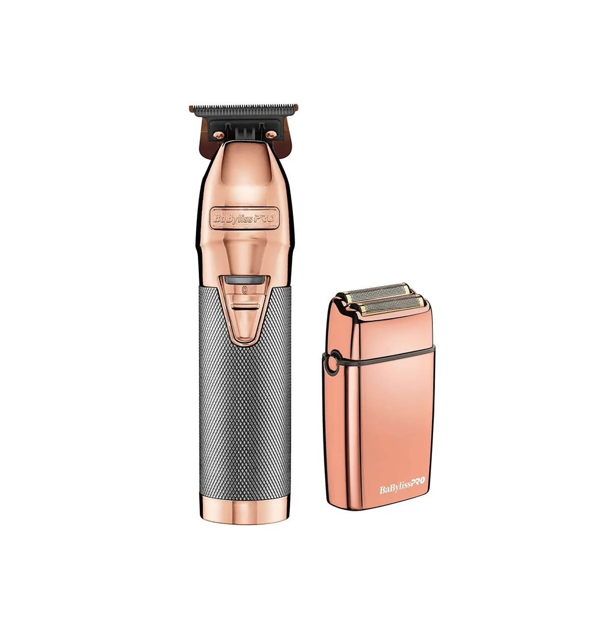 BaBylissPRO ROSEFX Outlining Trimmer FX787RG and Metal Foil Shaver BBPFXFS2RG