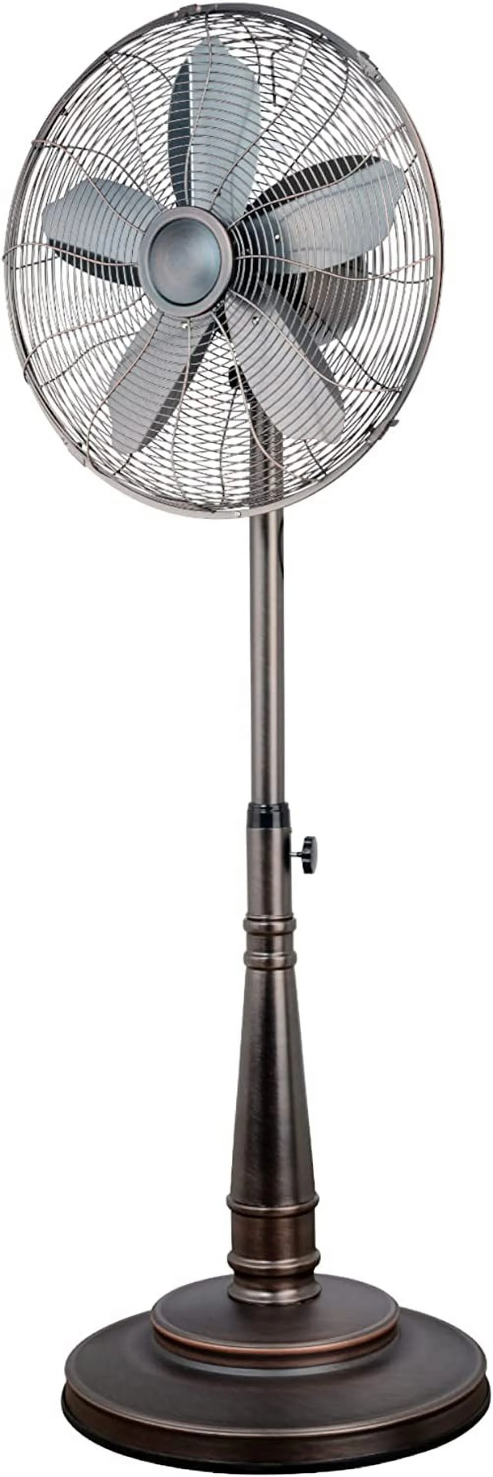JDZHAPPYLIFE F-6218 Oscillating Stand Fan  Household  Bronze