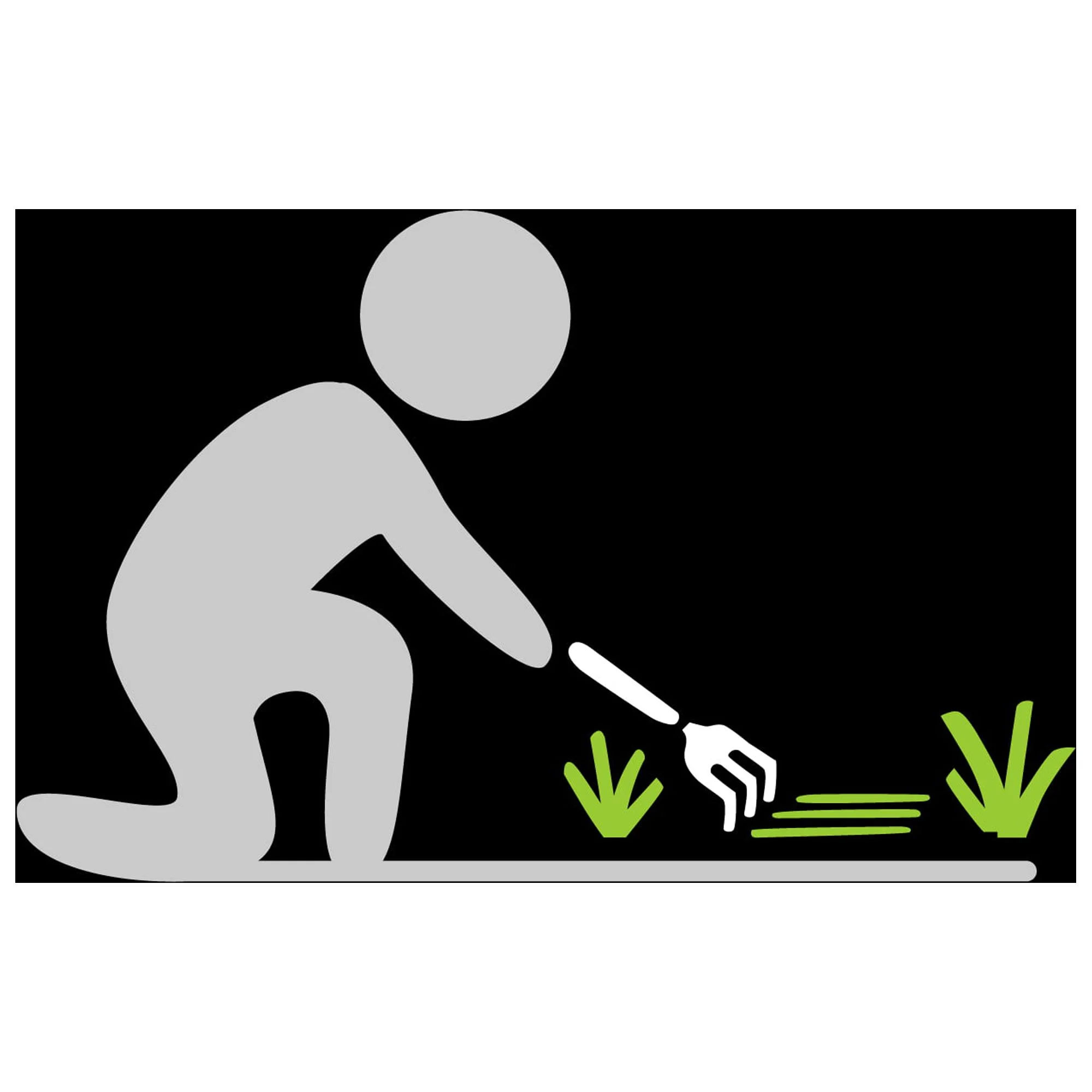 Fiskars Xact Hand Rake Garden Tool with SoftGrip Handle