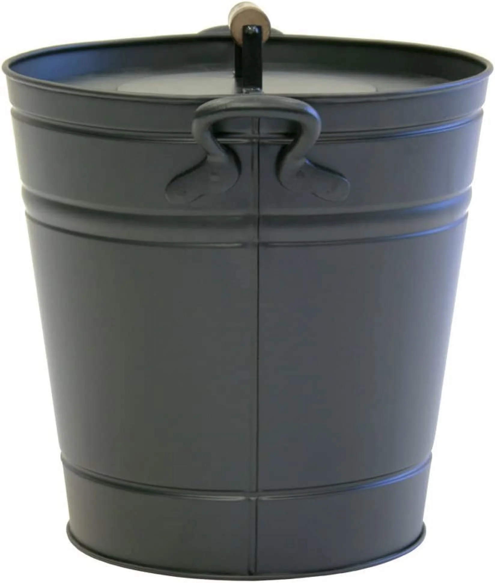 Pilgrim 19504 Air Insulated Ash Bucket - Matte Black