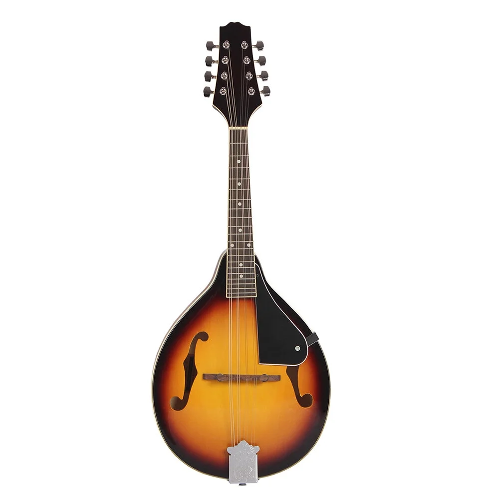 PEPISKY 8-String Basswood Sunburst Mandolin Musical Instrument with Rosewood Adjustable Bridge