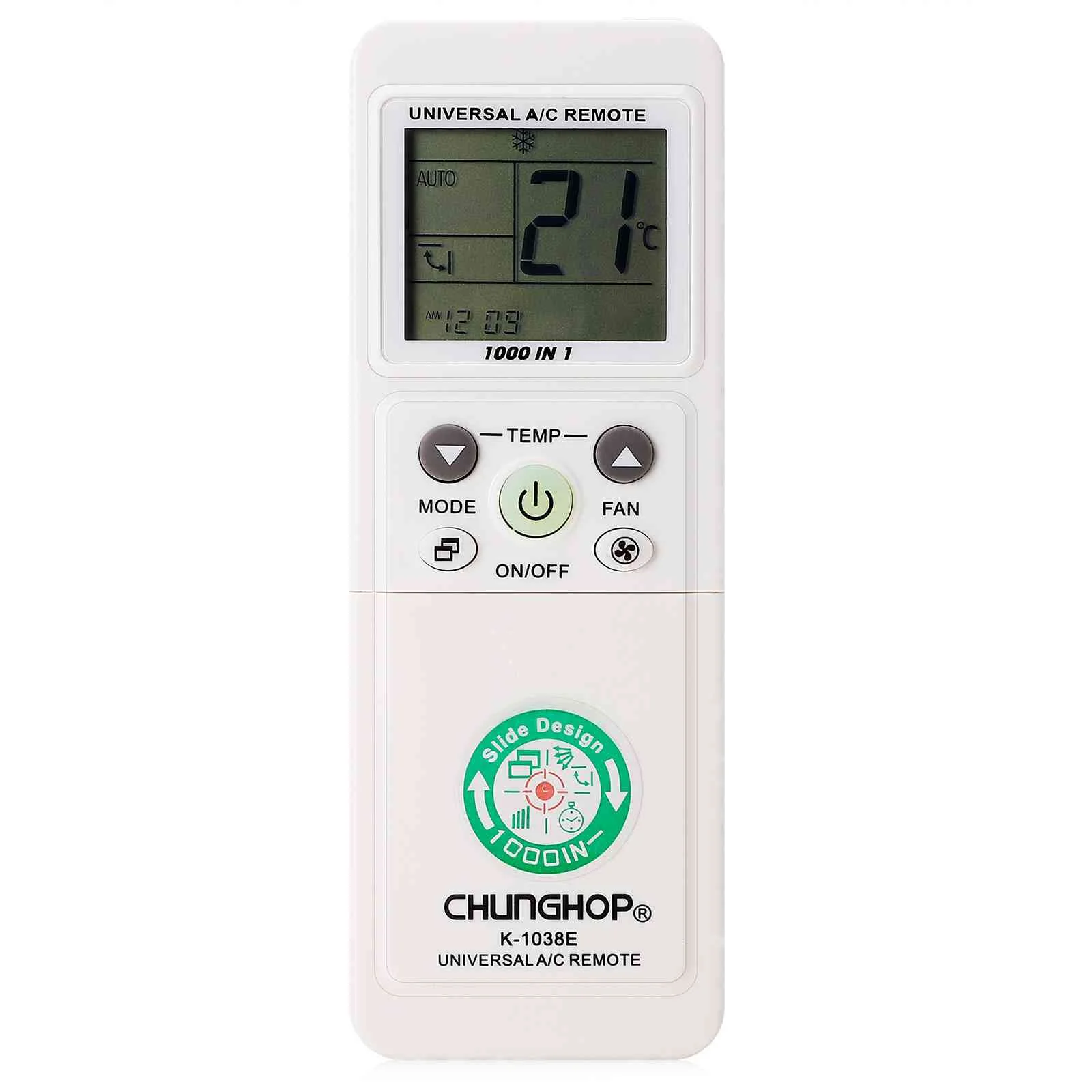 UrbanX (Upgraded) Universal Air Conditioner Remote Control Compatible with CONSUL AC Also Supports Most AC Brands Sold in North America, Comes with Fahrenheit/Celsius Display