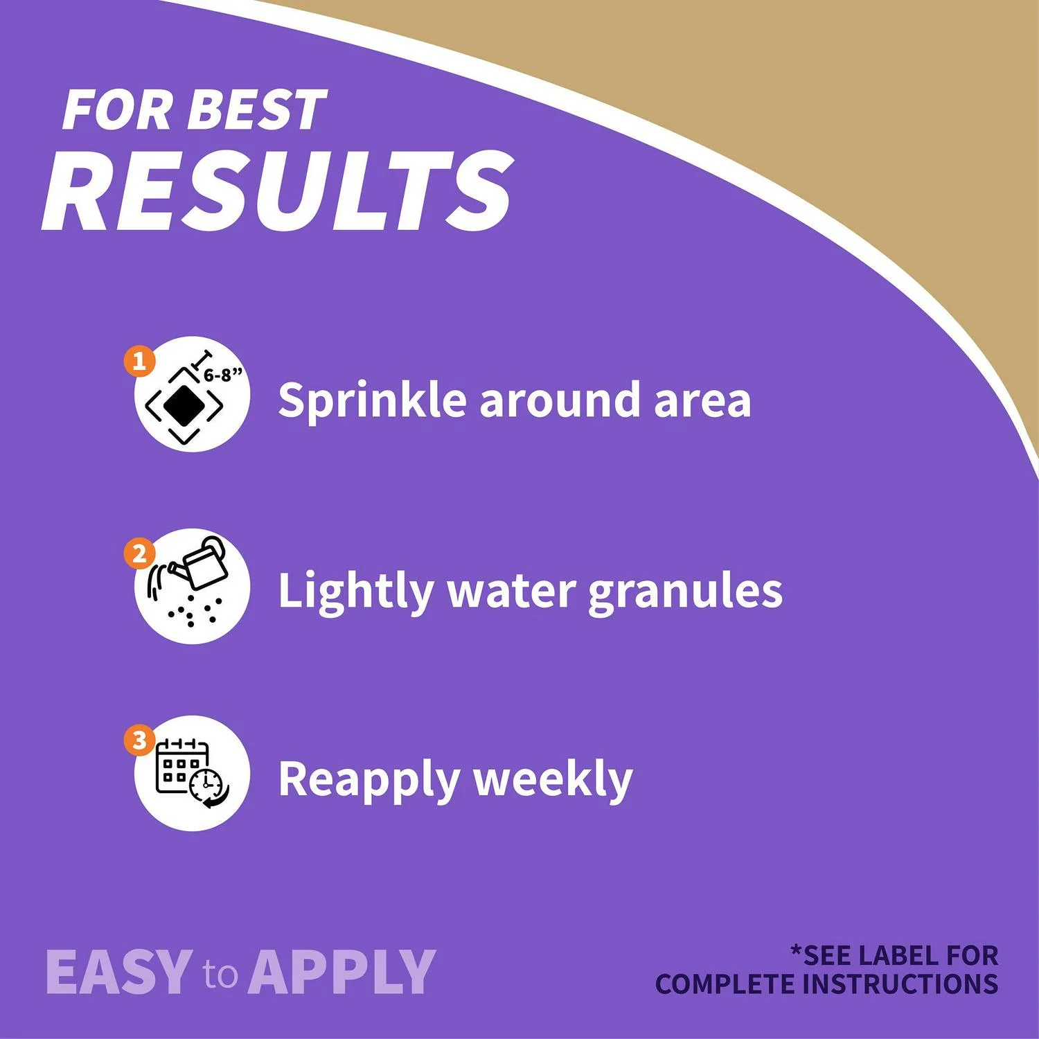 Bonide Repels-All Animal Repellent Granules, 3 lbs. Ready-to-Use Deer and Rabbit Repellent, Deter Pests from Lawn and Garden