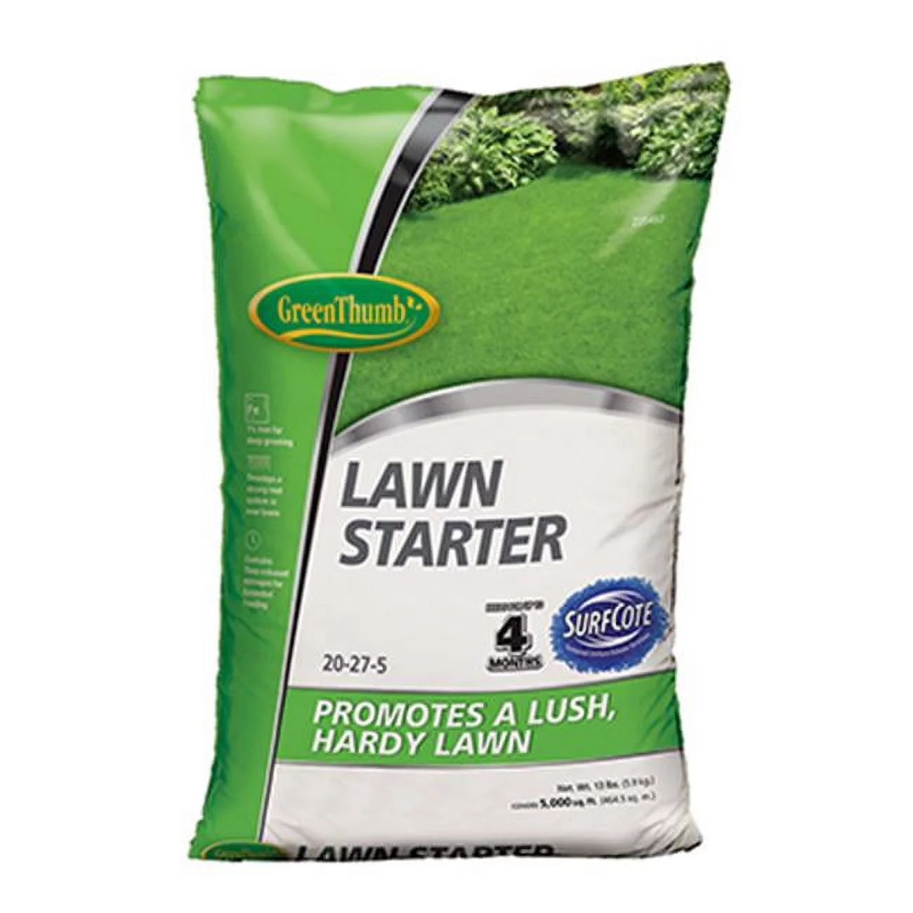 Knox Fertilizer  5000 sq ft. Green Thumb Coverage, 20-27-5 Lawn Starter for New Lawns