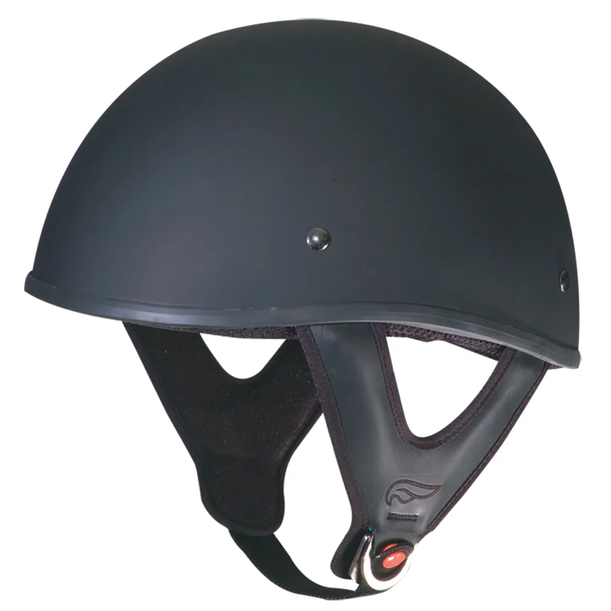 Fulmer, 25-0586, Adult Shorty Motorcycle Helmet - DOT Approved - 301 TAC - Matte Black, L