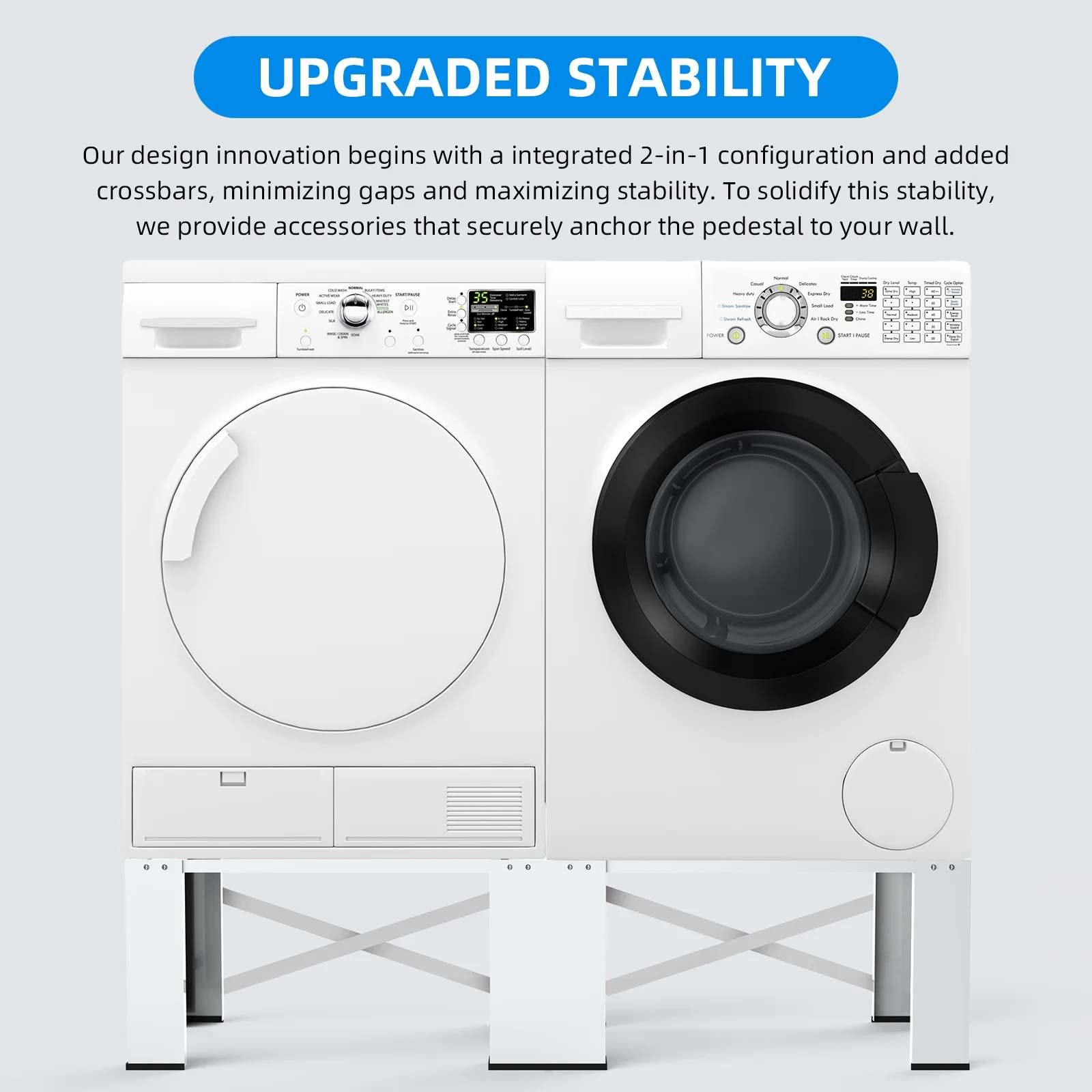 2-in-1 Upgraded Design Wash Dryer Pedestals 29