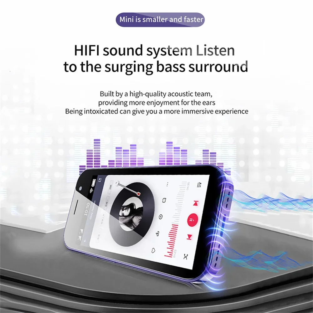 SOYES XS14 Pro 3.0 Inch 4G Mini Smartphone Android 9 Dual SIM Face ID Dual Camera WIFI Bluetooth FM Hotspot GPS OTG Mobile Phone