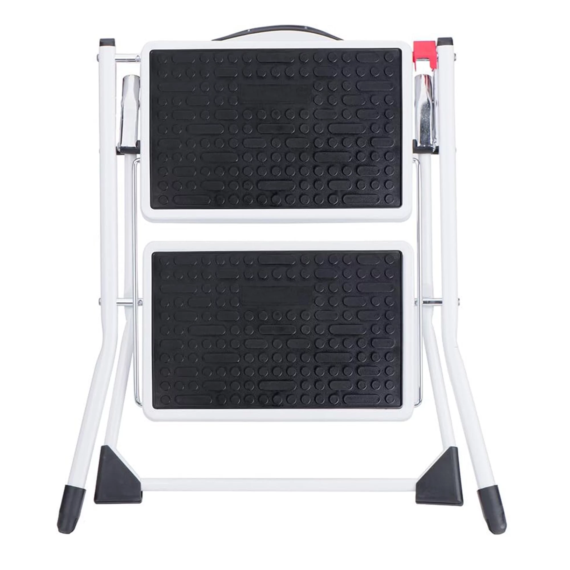 Delxo Folding 2-Step Mini Stool Stepladder w/Non-Skid Stair & Carry Handle