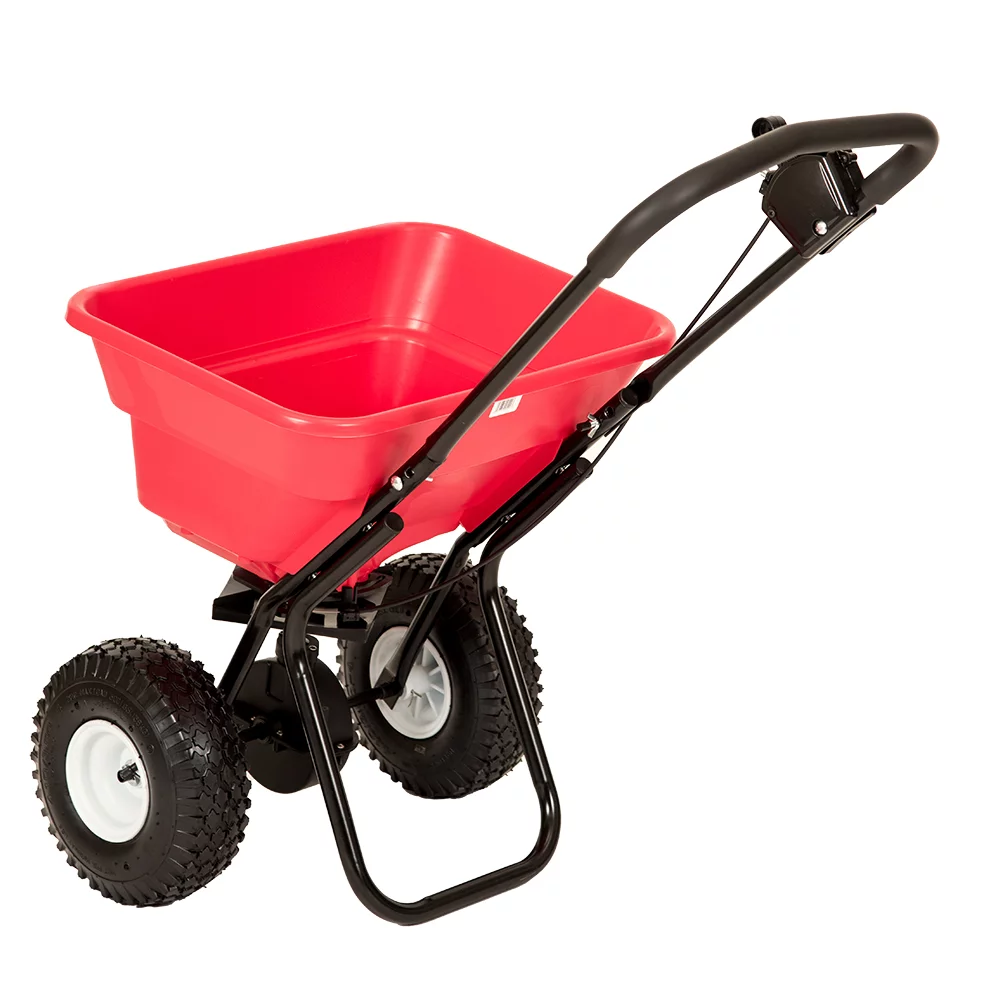EarthWay 2050P 80lb Red Broadcast Fertilizer Lawn Spreader