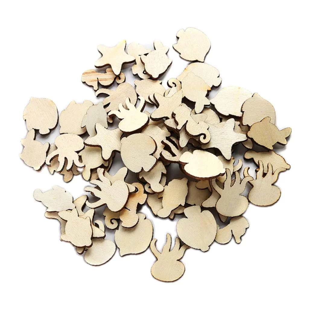 Pack of 20 Wooden Embellishment Cut Owls Birds Wood Shapes Craft Pieces Burning Centerpieces toy Paint Projects