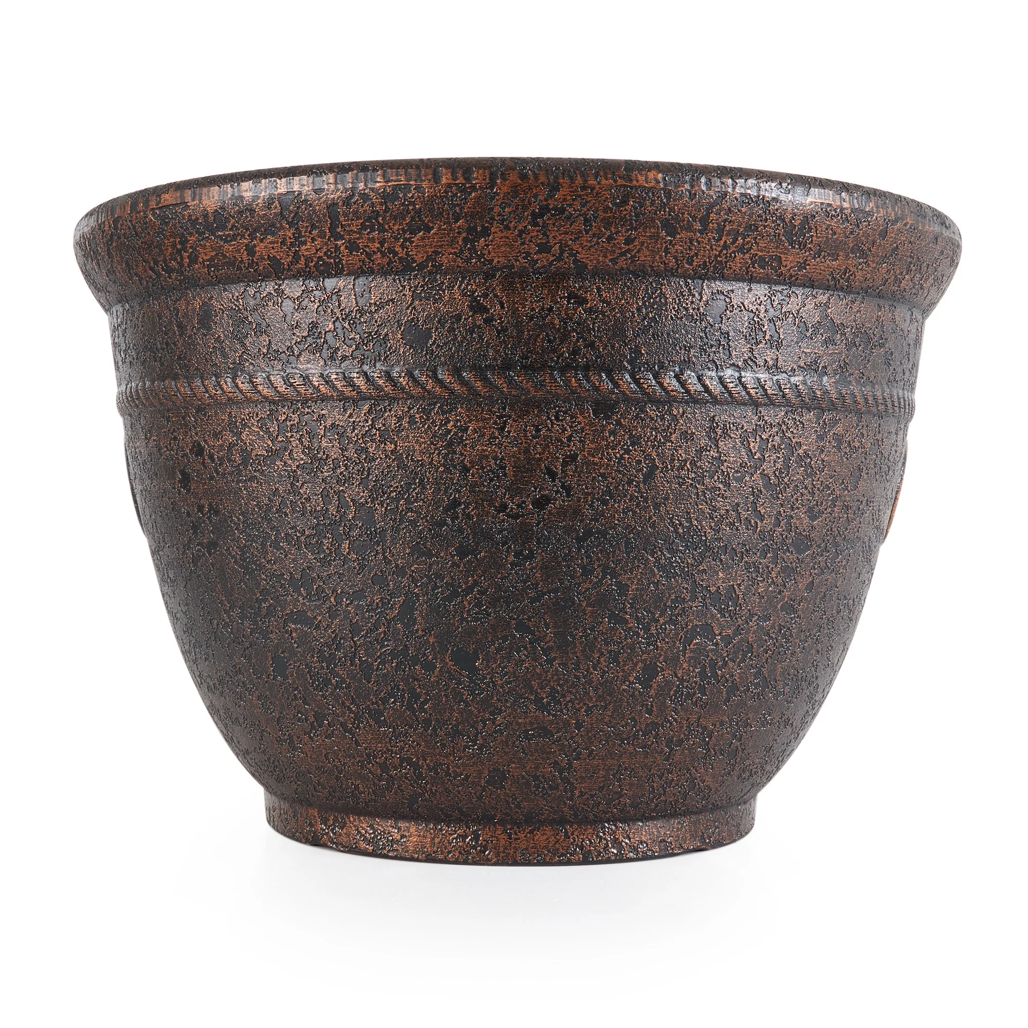 Liberty Garden Banded Rope 100' Hose Pot