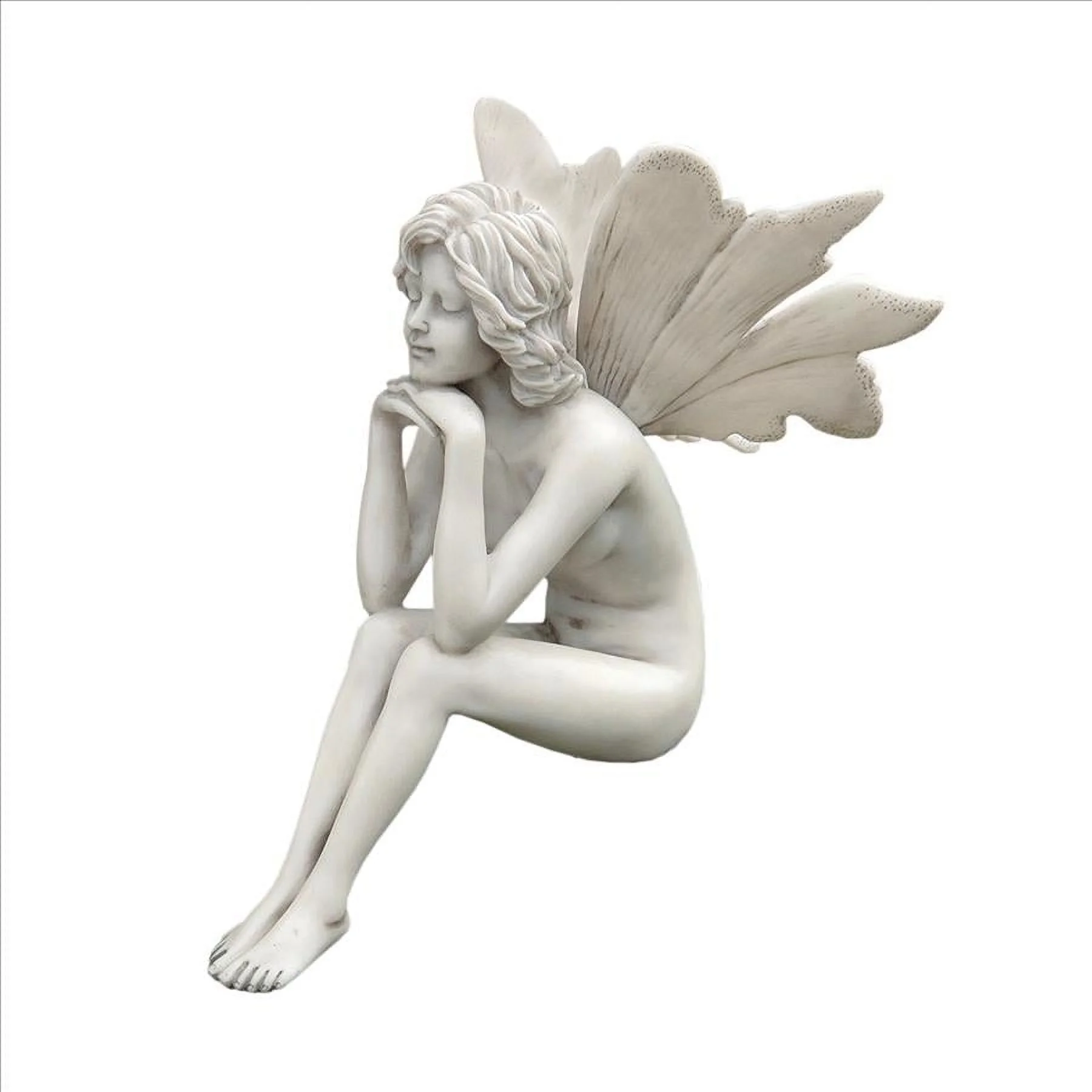 Design Toscano The Secret Garden Fairies: Pondering Fairy Statue