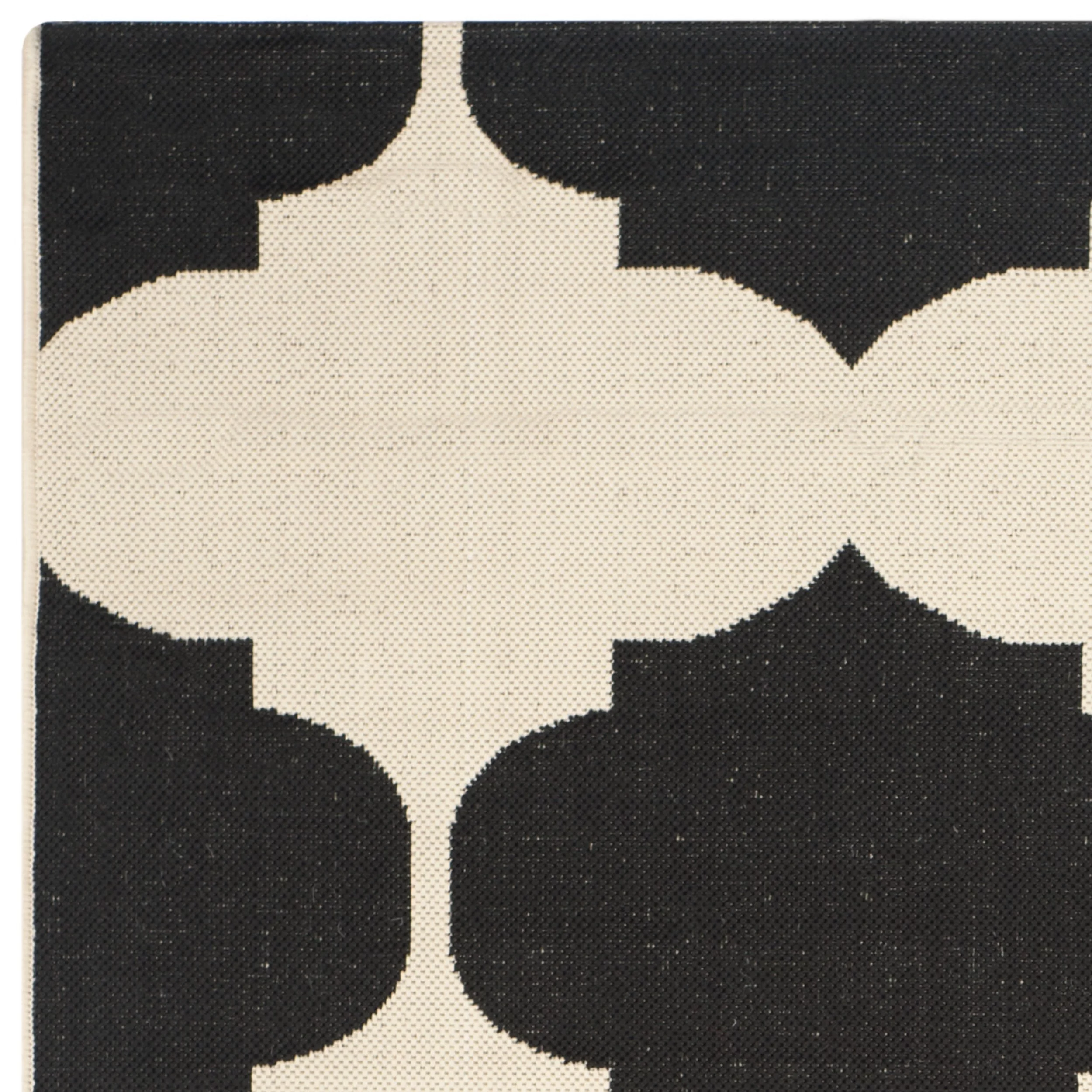 SAFAVIEH Courtyard Elwyn Geometric Trellis Indoor/Outdoor Area Rug, 2'7