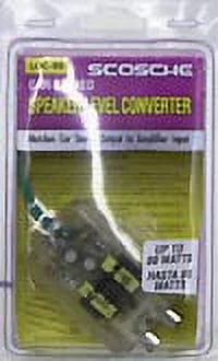 SCOSCHE LOC80 - LINEOUT CONVRTR ADJ 80W