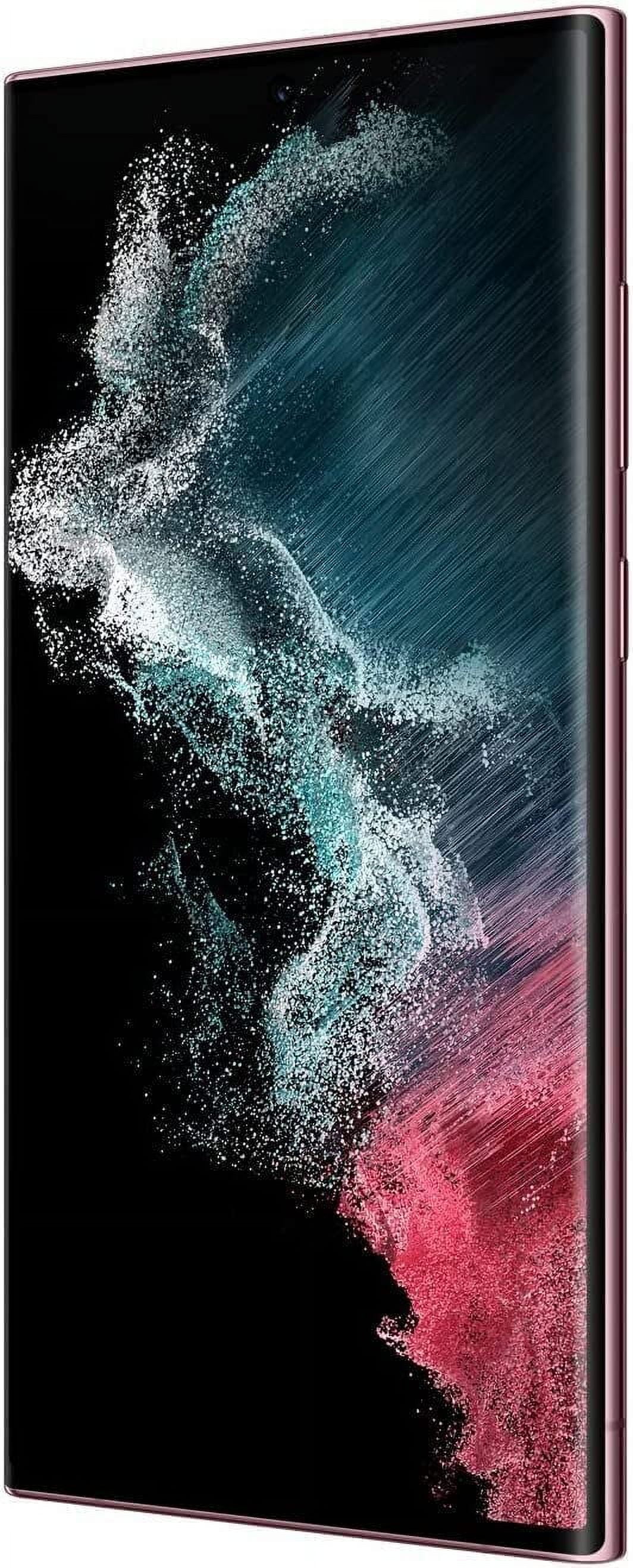 Restored Samsung Galaxy S22 Ultra 5G S908U (AT&T Only) 128GB Burgundy (Refurbished)