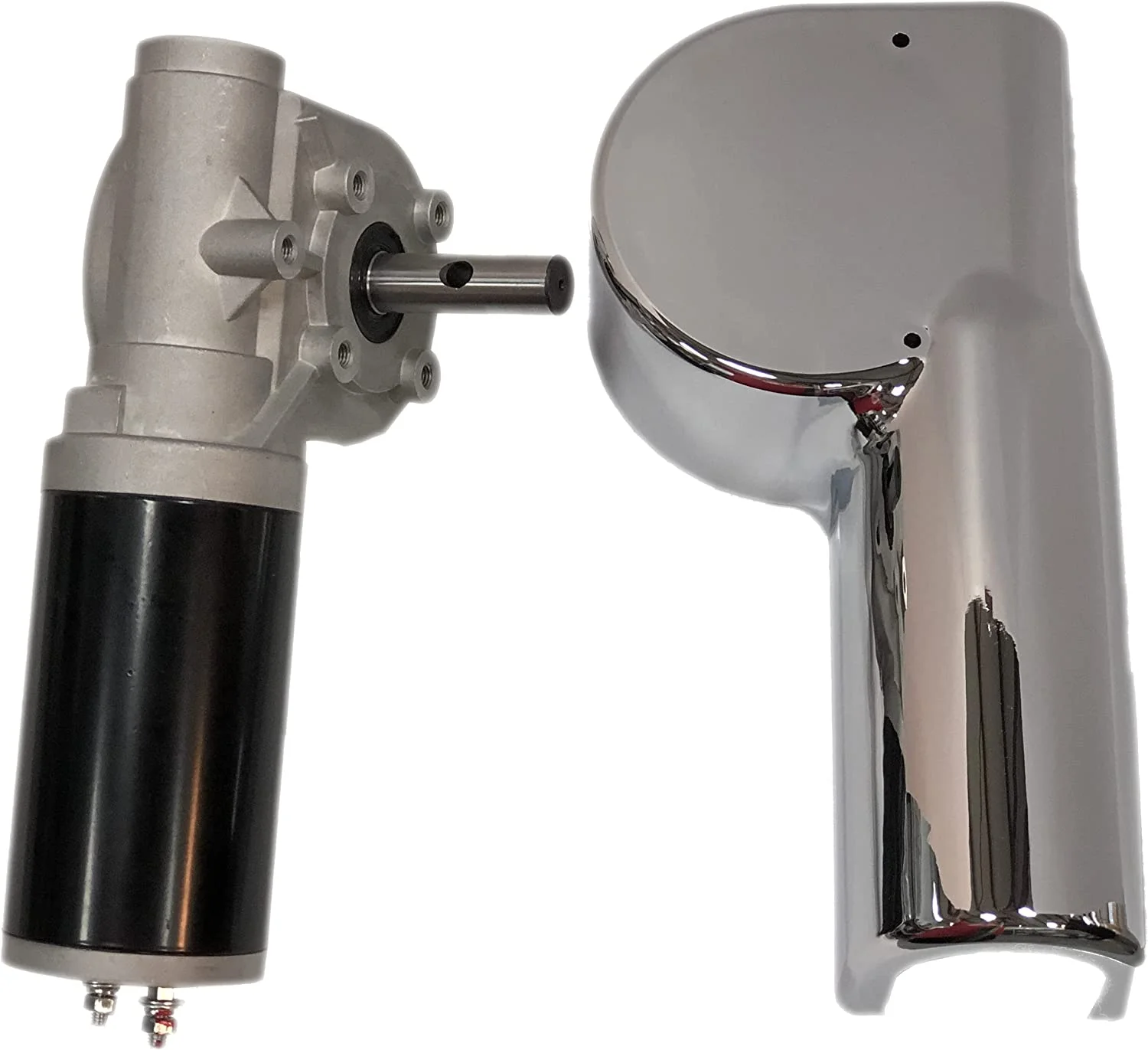 - Universal Replacement Dump Truck Trailer Tarp Motor W/Chrome Cover - 3 Yr Warranty